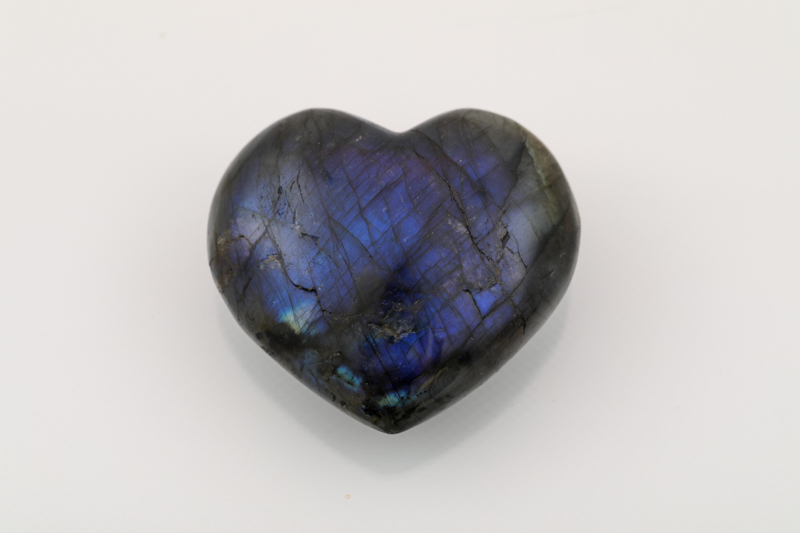 Coeur en labradorite - Lithothérapie